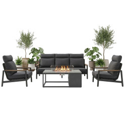 Lounge set (with cushions) SUNART REYNE SUN 71G SUN 70G / ANTHRACITE