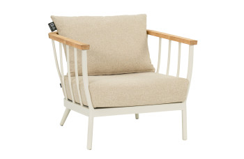 Lounge Armchair (with cushions) APPLE BEE CONDOR OYSTER 72000409/TAUPE
