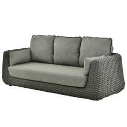3-Seater sofa (with cushions) ALLEGRA AL 02G / ANTHRACITE 3-Seater sofa (with cushions) ALLEGRA AL 02G / ANTHRACITE