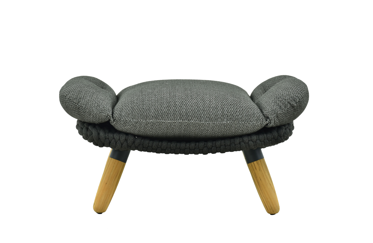 Ottoman (with cushion) ALLEGRA KING AL 08G / ANTHRACITE