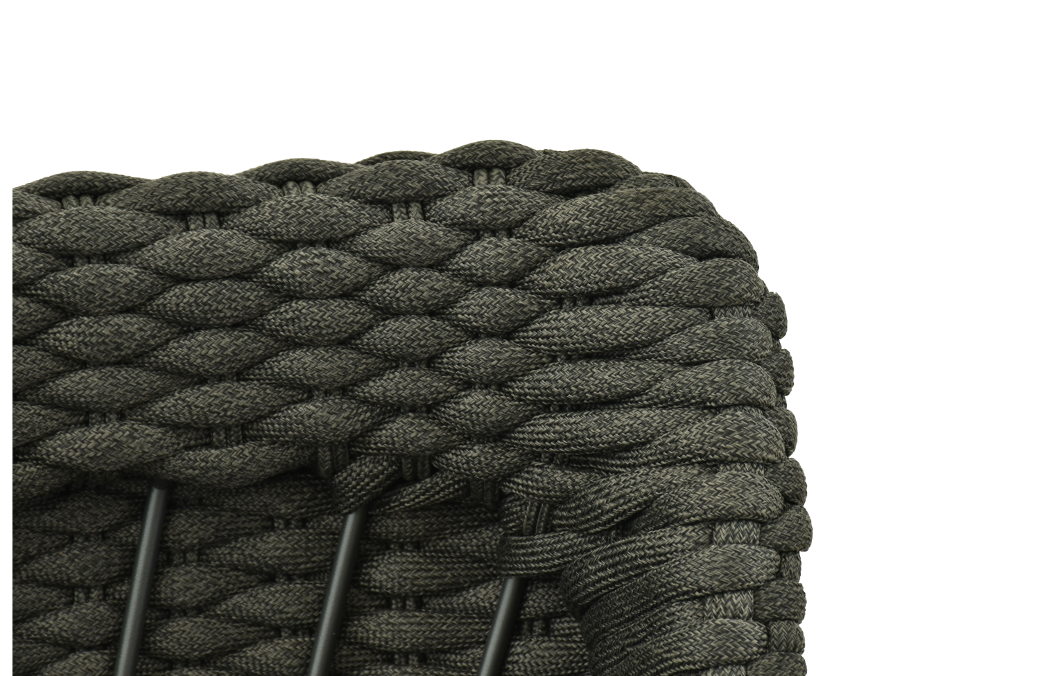 Ottoman (with cushion) ALLEGRA KING AL 08G / ANTHRACITE