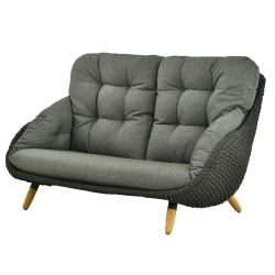2-Seater sofa (with cushions) ALLEGRA KING AL 09G / ANTHRACITE 2-Seater sofa (with cushions) ALLEGRA KING AL 09G / ANTHRACITE