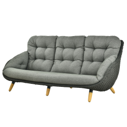 3-Seater sofa (with cushions) ALLEGRA KING AL 10G / ANTHRACITE 3-Seater sofa (with cushions) ALLEGRA KING AL 10G / ANTHRACITE