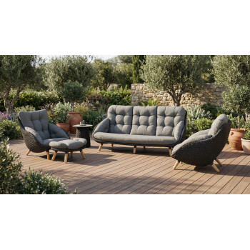 Side table 45*45 ALLEGRA KING AL 11G / ANTHRACITE