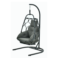 Hanging chair (with cushions) ALLEGRA AL 12G / ANTHRACITE Hanging chair (with cushions) ALLEGRA AL 12G / ANTHRACITE