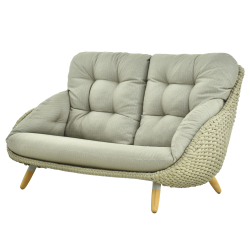 2-Seater sofa (with cushions) ALLEGRA KING AL 09T / TAUPE 2-Seater sofa (with cushions) ALLEGRA KING AL 09T / TAUPE