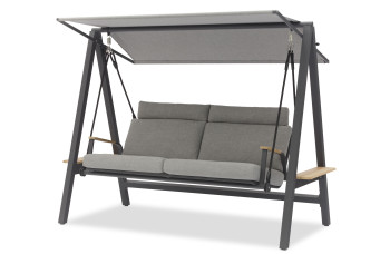 3-seater swing with canopy (with cushions) LAGOM DANDY Lm 10G / ANTHRACITE