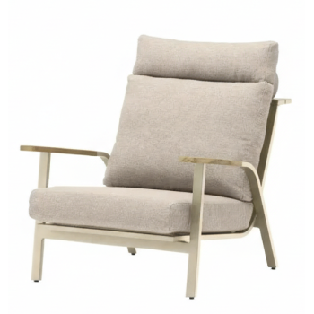 Lounge armchair (with cushions) LAGOM DANDY Lm 12T / TAUPE