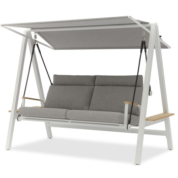 3-seater swing with canopy (with cushions) LAGOM DANDY Lm 10T / TAUPE