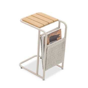 Side table (teak) LAGOM RIVA Lm 56T / TAUPE