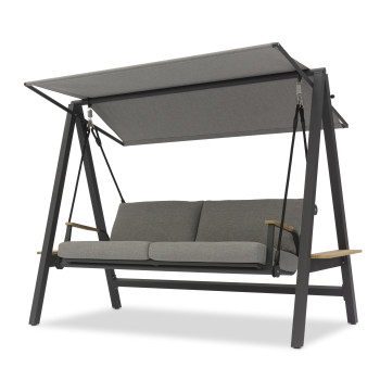 3-seater swing with canopy (with cushions) LAGOM DANDY Lm 10G-G/ANTHRACITE