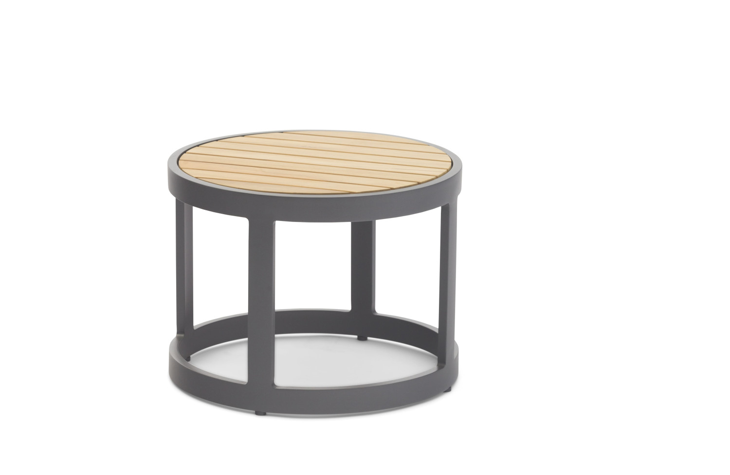 2-footrest set (with cushions) + table LAGOM TOTEM-3 Lm 14G / ANTHRACITE