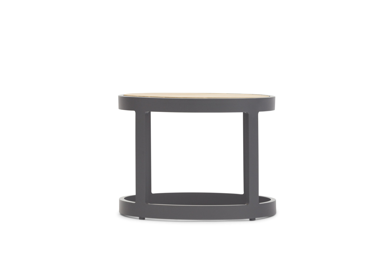 2-footrest set (with cushions) + table LAGOM TOTEM-3 Lm 14G / ANTHRACITE