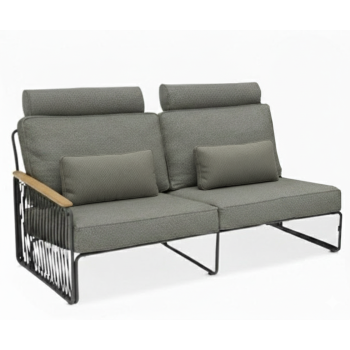 2-seater sofa RIGHT (with cushions) LAGOM RIVA Lm 51G / ANTHRACITE