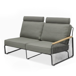 2-seater Sofa LEFT (with cushions) LAGOM RIVA Lm 52G / ANTHRACITE