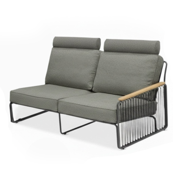 2-seater Sofa LEFT (with cushions) LAGOM RIVA Lm 52G / ANTHRACITE