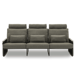 3-seater sofa (with cushions) LAGOM RIVA Lm 48G / ANTHRACITE