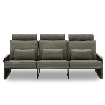 3-seater sofa (with cushions) LAGOM RIVA Lm 48G / ANTHRACITE