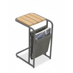 Side table (teak) LAGOM RIVA Lm 56G / ANTHRACITE