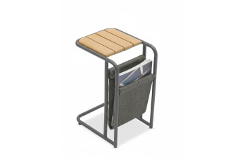 Side table (teak) LAGOM RIVA Lm 56G / ANTHRACITE