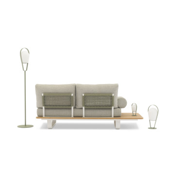 Outdoor lamp (charging with USB) h. 148cm LAGOM BOB LARGE-TOP Lm 19T / TAUPE