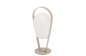 Street lamp charging (via USB) h. 43.5 cm LAGOM BOB LARGELm 20L-T / TAUPE