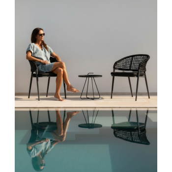 Round side table (alu) d.44 LAGOM HOOK Lm 61G / ANTHRACITE