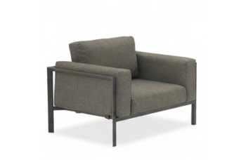 Lounge armchair (with cushions) LAGOM REEF Lm 57G / ANTHRACITE