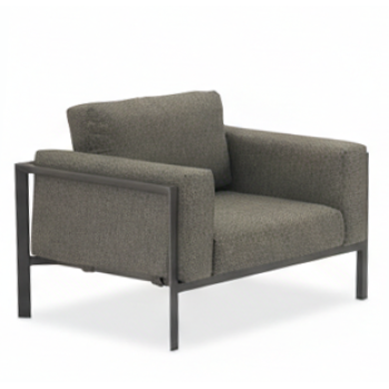 Lounge armchair (with cushions) LAGOM REEF Lm 57G / ANTHRACITE