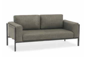 2-seater sofa (with cushions) LAGOM REEF Lm 58G / ANTHRACITE