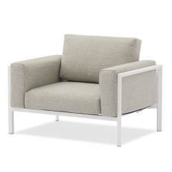 Lounge armchair (with cushions) LAGOM REEF Lm 57T / TAUPE