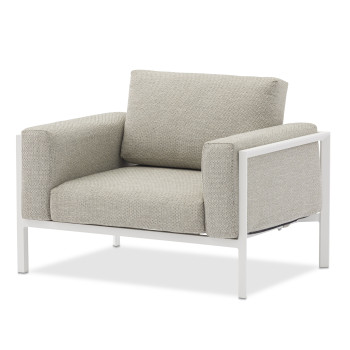 Lounge armchair (with cushions) LAGOM REEF Lm 57T / TAUPE