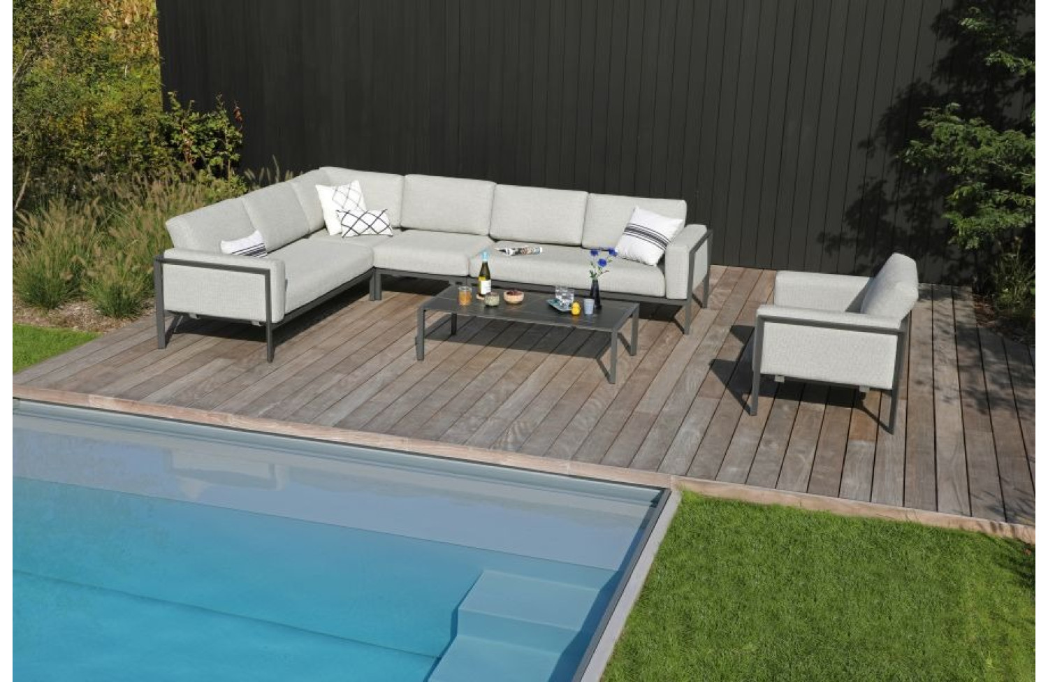 Footrest (with cushion) LAGOM REEF Lm 60T / TAUPE