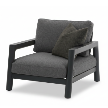 Lounge rmchair (with cushions) LAGOM TOLO Lm 66G / ANTHRACITE