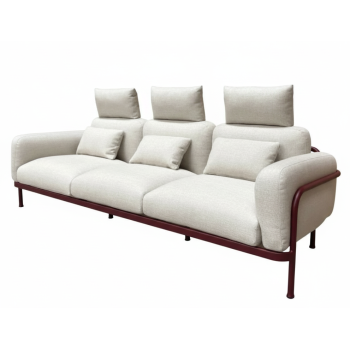 3-seater sofa (with cushions) LAGOM CORAL Lm 69R / BURGUNDY