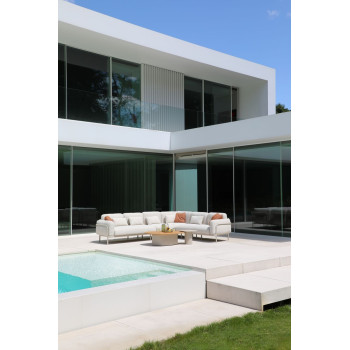 3-seater sofa (with cushions) LAGOM CORAL Lm 69R / BURGUNDY