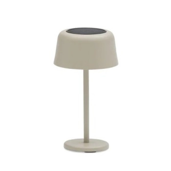 Solar outdoor lamp (charged by solar energy) h.26.2 cm LAGOM SPARK Lm 77T / TAUPE