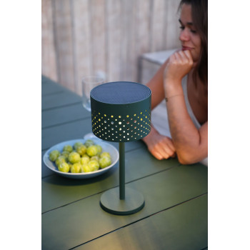 Solar outdoor lamp (charged by solar energy) h.32.5 cm LAGOM BEAM ROUND Lm 79G / ANTHRACITE
