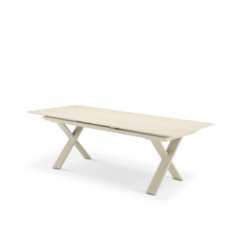 Rectangular dining table (extendable 200-300 cm) LAGOM ALBATROS Lm 88T / TAUPE