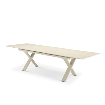 Rectangular dining table (extendable 280-340-400 cm) LAGOM ALBATROSLm 89T / TAUPE