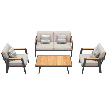 Lounge set (with cushions) HIGOLD EMOTI 697730 / ANTHRACITE
