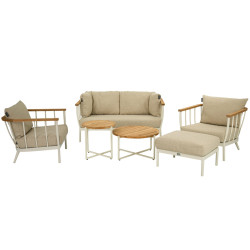 Lounge set (with cushions) APPLE BEE CONDOR OYSTER 72000409 (2 pcs) / 72000410 (1 pc) / 72000412 (1 pc) / 72000414 (1 pc) / 72000415 (1 pc) Lounge set (with cushions) APPLE BEE CONDOR OYSTER 72000409 (2 pcs) / 72000410 (1 pc) / 72000412 (1 pc) / 72000414 (1 pc) / 72000415 (1 pc)