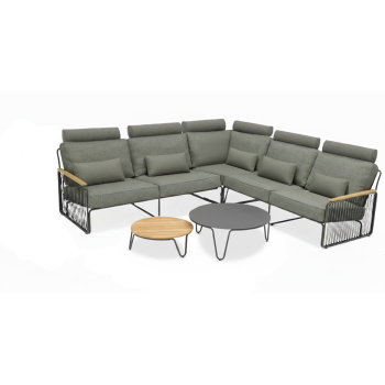 Coner set (with cushions) LAGOM RIVA Lm 51G Lm 52G Lm 53G Lm 54G / ANTHRACITE