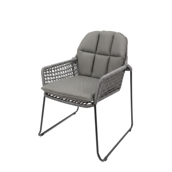 Dining armchair (with cushions) SKANDI SK 30G / ANTHRACITE