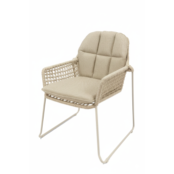 Dining armchair (with cushions) SKANDI SK 30T / TAUPE