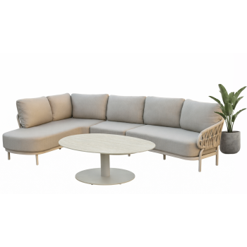 Corner set RIGHT (with cushions) SKANDI SK 64T-R / TAUPE
