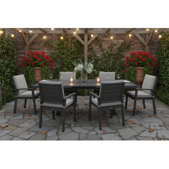 Extension dining table 205-265 SKANDI SK 05G / ANTHRACITE