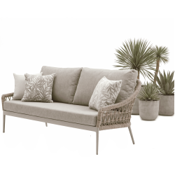 2-Seater Sofa (with cushions) SUNART SUN 53T / TAUPE