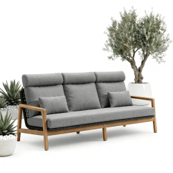 3-Seater Sofa (with cushions) SUNART REYNE SUN 71N / NATURAL