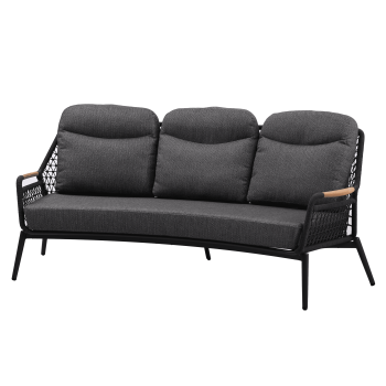 3-seater sofa with folding back (with cushions) SKANDI ROSE SK 52G / ANTHRACITE 3-seater sofa with folding back (with cushions) SKANDI ROSE SK 52G / ANTHRACITE